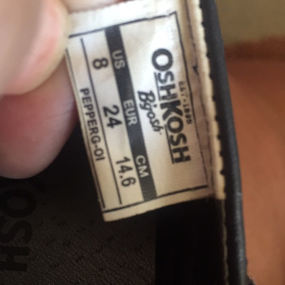 Oshkosh B’gosh Girl’s Velcro Closure Navy Shoes - Picture 7 of 7